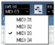 STEINBERG Cubase Studio 5 - Handling several parts - 1