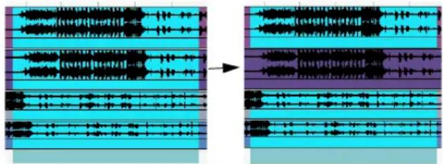 STEINBERG Cubase Studio 5 - Making selection ranges for several non-contiguous tracks - 1