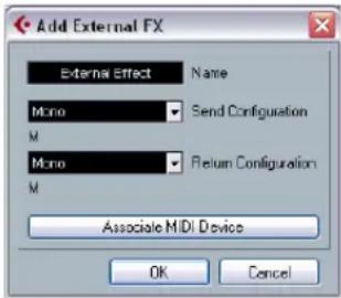 STEINBERG Cubase Studio 5 - Setting up external effects - 1