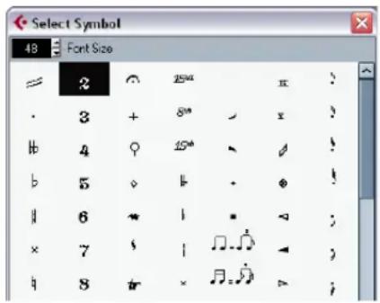 STEINBERG Cubase Studio 5 - Additional symbols - 1