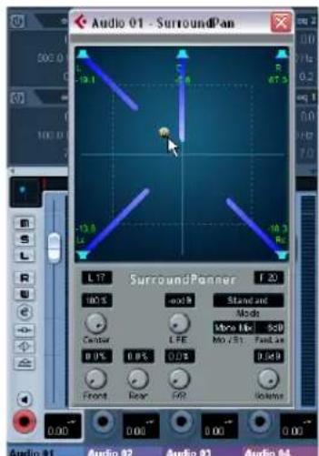 STEINBERG Cubase Studio 5 - Surround in the mixer - 1