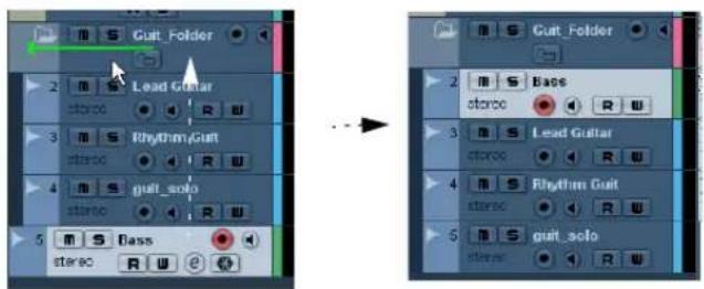 STEINBERG Cubase Studio 5 - Handling folder tracks - 1