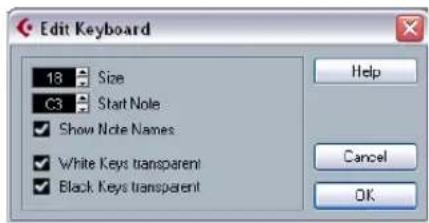STEINBERG Cubase Studio 5 - Adding a keyboard symbol - 3