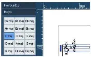 STEINBERG Cubase Studio 5 - Using the Symbols Inspector to set the initial key, clef and time signature - 1