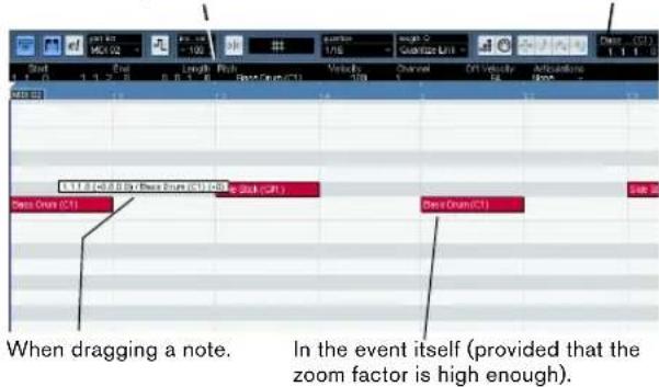 STEINBERG Cubase Studio 5 - How the Key Editor handles drum maps - 1