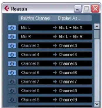 STEINBERG Cubase Studio 5 - Activating ReWire channels - 1