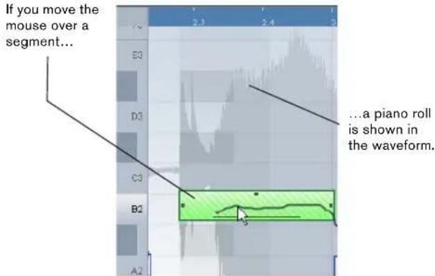 STEINBERG Cubase Studio 5 - Understanding the waveform display in VariAudio - 3