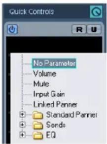 STEINBERG Cubase Studio 5 - Assigning parameters to quick controls - 1