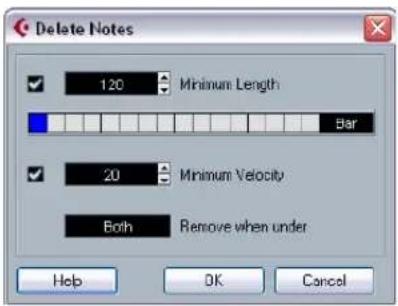 STEINBERG Cubase Studio 5 - Delete Notes - 1