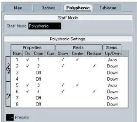 STEINBERG Cubase Studio 5 - Setting up the voices - 1