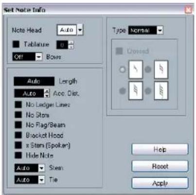 STEINBERG Cubase Studio 5 - Other note details - 1