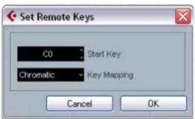 STEINBERG Cubase Studio 5 - Set Remote Keys - 1
