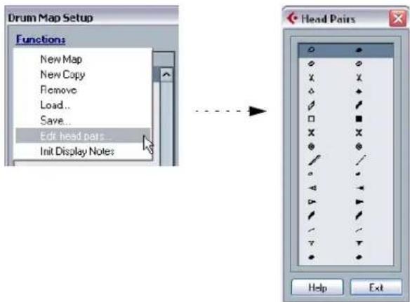 STEINBERG Cubase Studio 5 - Customizing note head pairs - 1