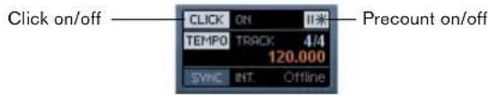 STEINBERG Cubase Studio 5 - Using the metronome - 1