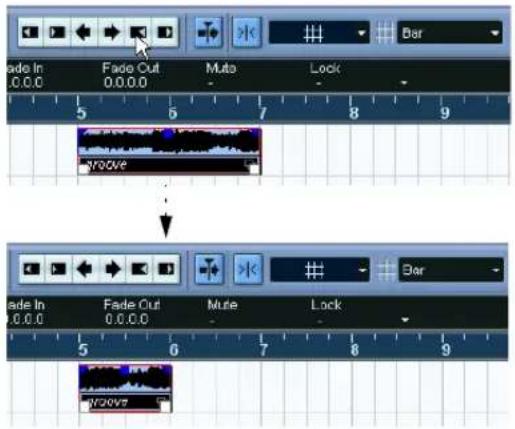STEINBERG Cubase Studio 5 - Resizing events - 4