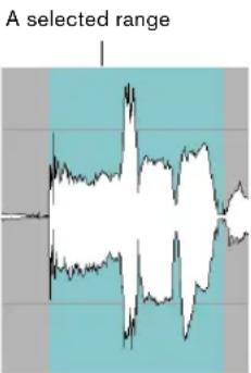 STEINBERG Cubase Studio 5 - Making selections - 1