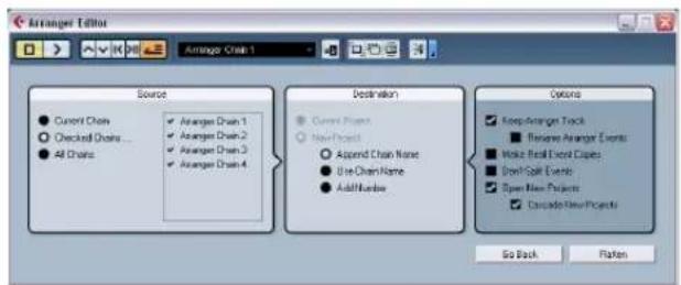 STEINBERG Cubase Studio 5 - Flattening options - 2