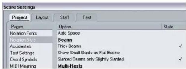 STEINBERG Cubase Studio 5 - Global settings - 1