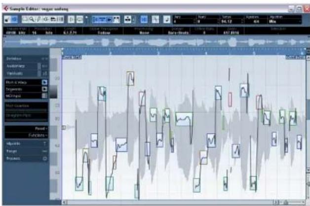 STEINBERG Cubase Studio 5 - Understanding the waveform display in VariAudio - 1