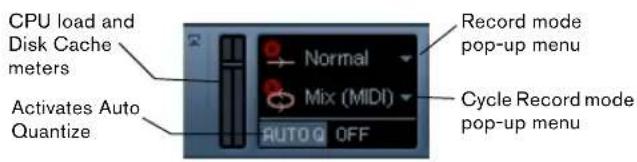 STEINBERG Cubase Studio 5 - The Transport panel - 2