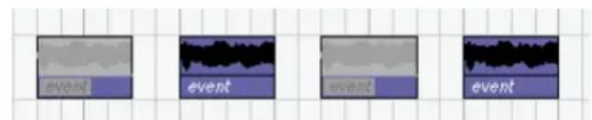 STEINBERG Cubase Studio 5 - Muting events - 2