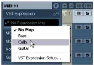 STEINBERG Cubase Studio 5 - Expression Maps that were saved separately - 1