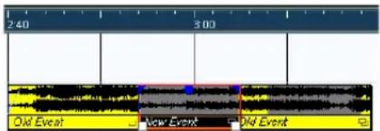 STEINBERG Cubase Studio 5 - Recording overlapping events - 2