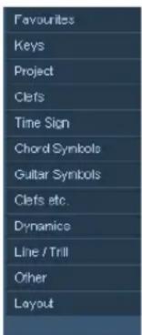 STEINBERG Cubase Studio 5 - The Symbols Inspector Setup dialog - 2
