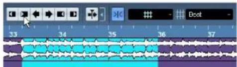 STEINBERG Cubase Studio 5 - Adjusting the size of the selection range - 2