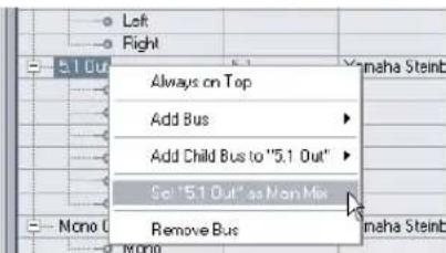 STEINBERG Cubase Studio 5 - Setting the Main Mix bus (the default output bus) - 1