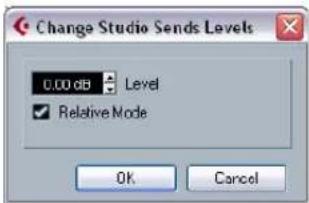 STEINBERG Cubase Studio 5 - Adjusting the overall Studio Send level - 1