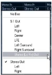 STEINBERG Cubase Studio 5 - Routing channels using child busses - 1
