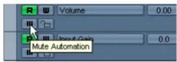 STEINBERG Cubase Studio 5 - Muting automation tracks - 1