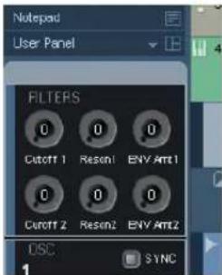 STEINBERG Cubase Studio 5 - Showing panels in the Inspector - 2