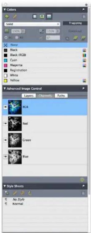 QUARK XPress 2015 - Using palette groups - 1