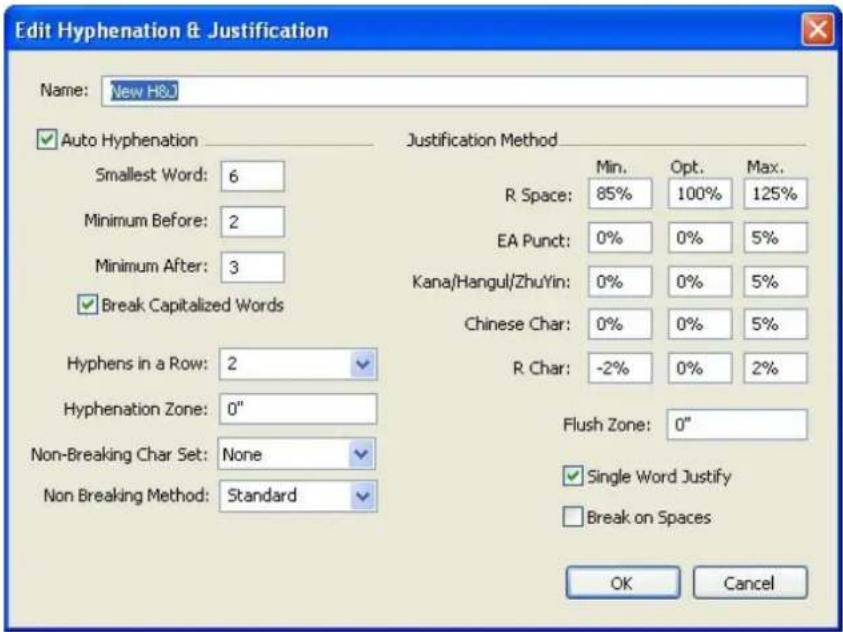 QUARK XPress 2015 - Controlling hyphenation and justification - 1