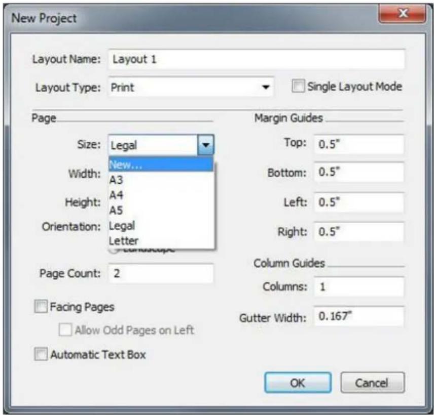 QUARK XPress 2015 - Custom page size - 1