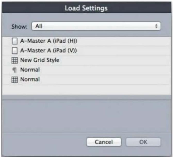 QUARK XPress 2015 - Loading grid settings - 1