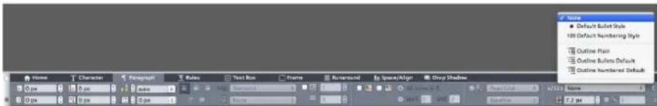 QUARK XPress 2015 - Bullets and numbering - 1