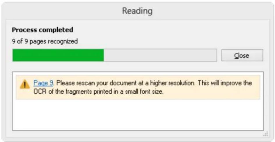 ABBYY FineReader 12.0 - In the Task window, click a tab on the left: - 1