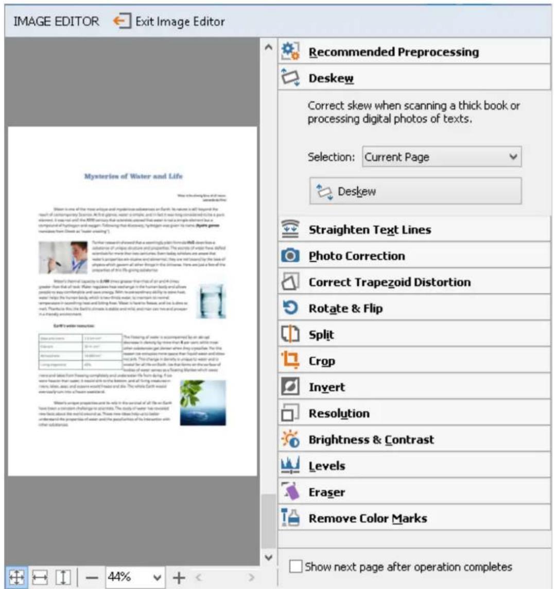 ABBYY FineReader 12.0 - Editing images manually - 1