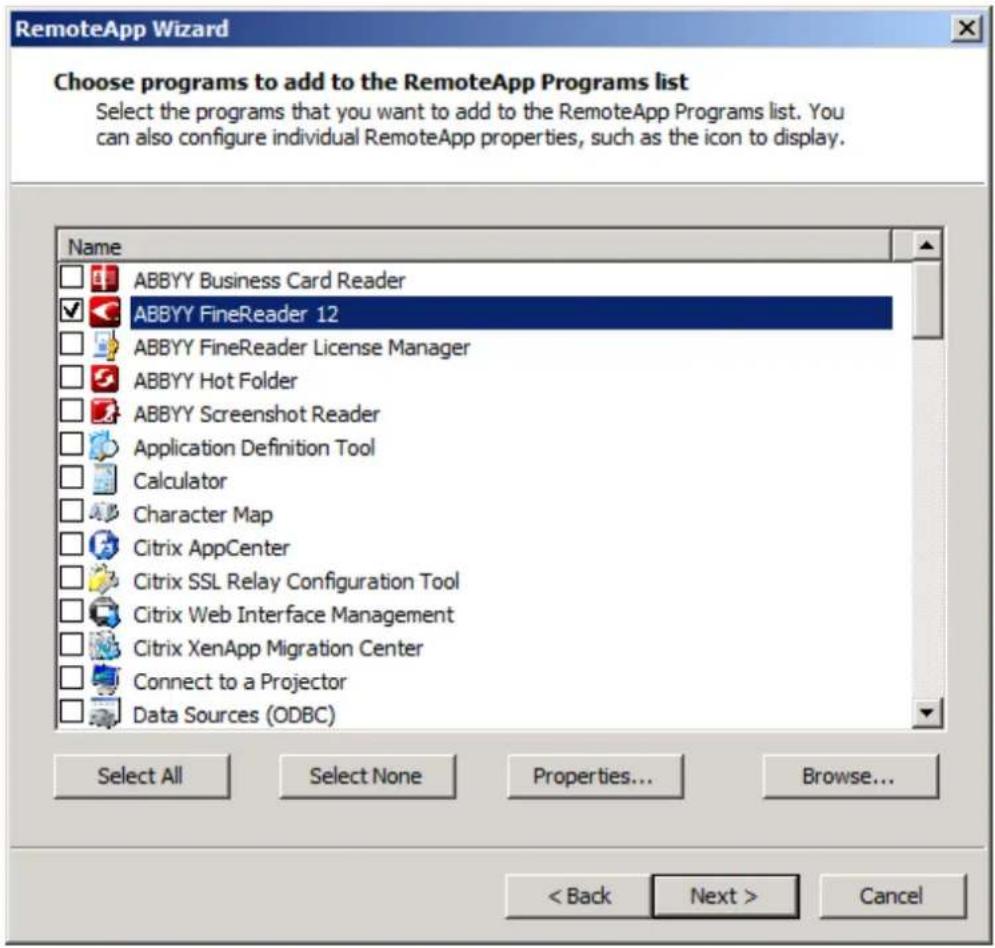ABBYY FineReader 12.0 Corporate Edition - Setting Up Windows RemoteApp - 1