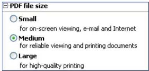 ABBYY PDF Transformer 2.0 - File size - 1