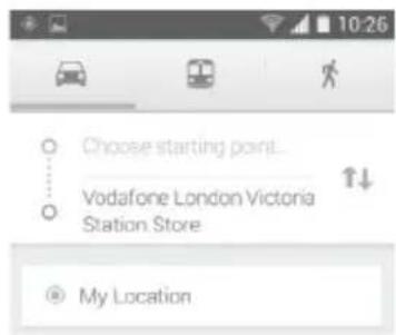 Vodafone Smart First 6 - Get suggested routes for your trip - 1
