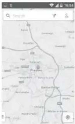 Vodafone Smart First 6 - Open Google Maps and view My Location - 1