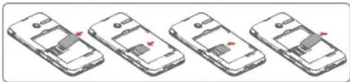 Vodafone Smart First 6 - Inserting or removing the SIM card - 1