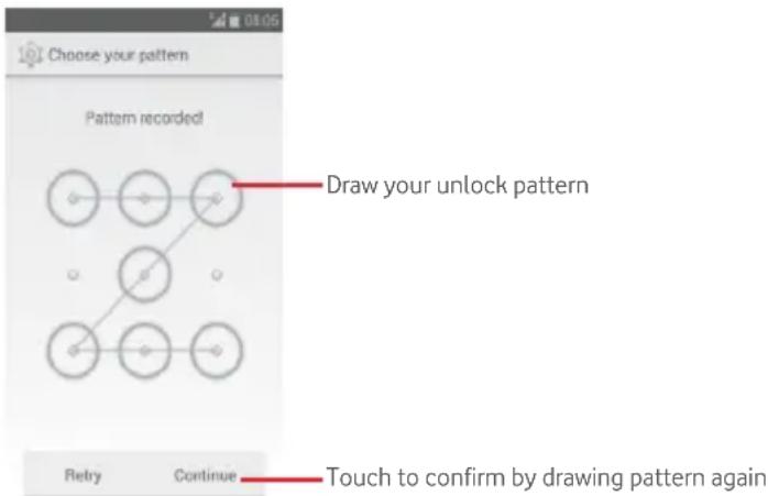 Vodafone Smart First 6 - Lock/Unlock your screen - 1