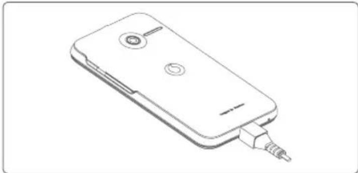 Vodafone Smart First 6 - Charging the battery - 1