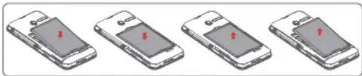 Vodafone Smart First 6 - Installing or removing the battery - 1