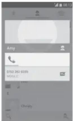 Vodafone Smart First 6 - Use Quick Contact for Android - 1
